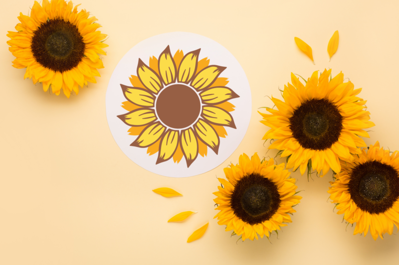 Sunflower Clipart SVG Bundle