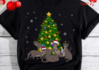 Cute Ferrets Funny Christmas Tree Ferret Animal Lovers Xmas NC