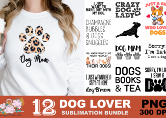 Dog Mom Crazy Dog Lady Yoga Dog PNG Sublimation Design