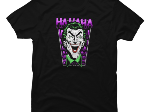 DC Comics The Joker Hahaha Portrait - Buy t-shirt designs