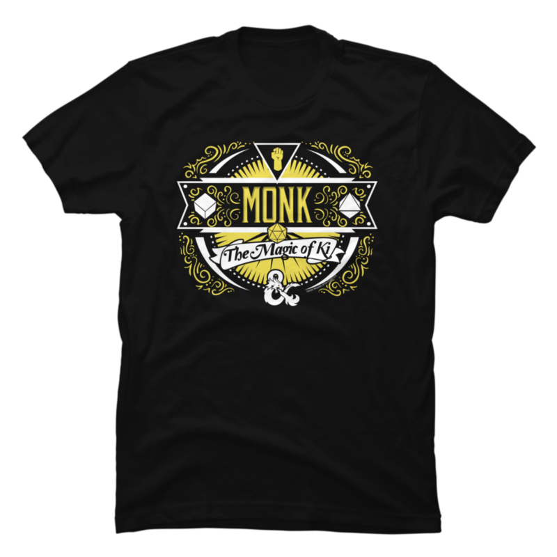 D_D Monk - Buy t-shirt designs