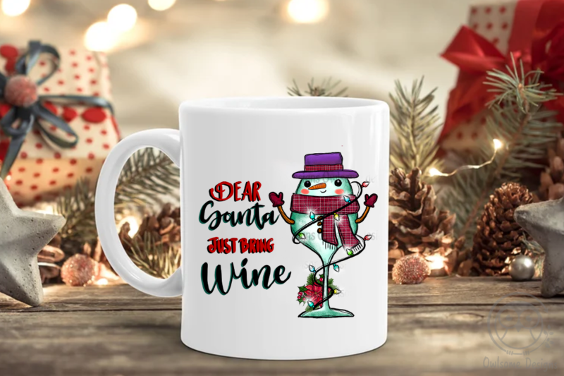 Funny Wine Christmas Sublimation Bundle