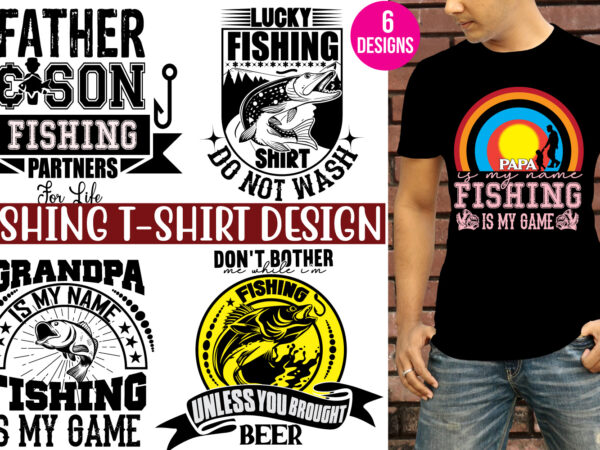 Fishing T-Shirt Fishing Shirt Funny Fishing T-Shirts For Dads