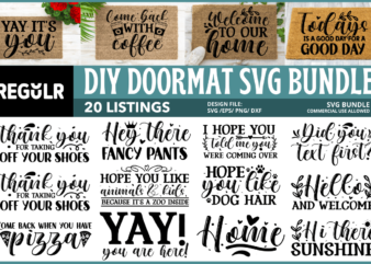 Diy Doormat Svg Bundle