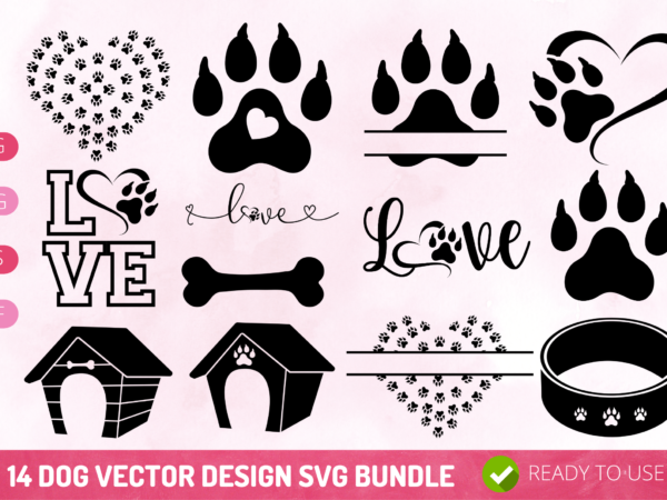 Dog vector svg bundle