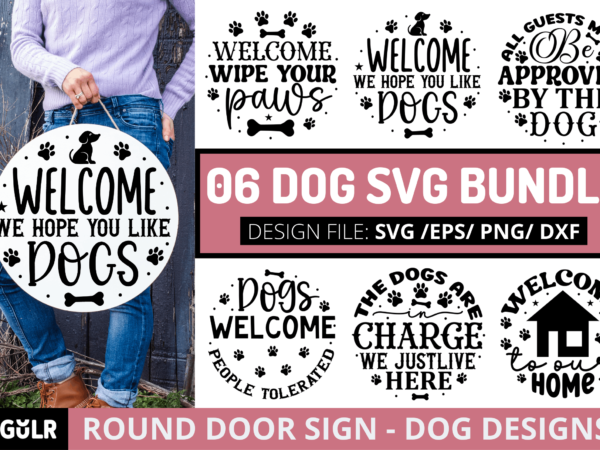 Dog svg bundle t shirt vector illustration