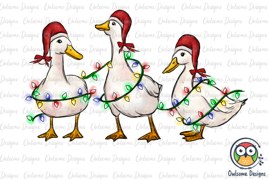 Duck Christmas PNG Sublimation - Buy t-shirt designs