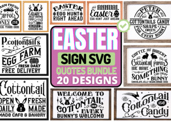 Easter sign Svg Bundle