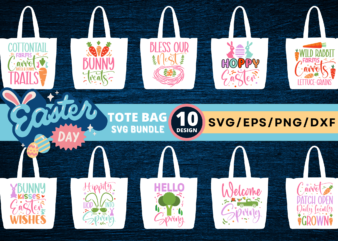 Easter Day Tote Bag SVG Bundle