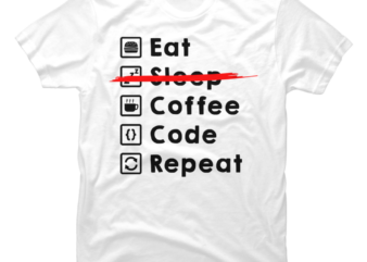 Eat Coffee Code Repeat
