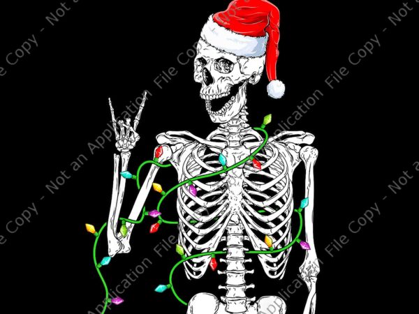 Santa rocker skeleton hand rock christmas png, skeleton hand rock xmas png, skeleton christmas png, christmas png t shirt template vector