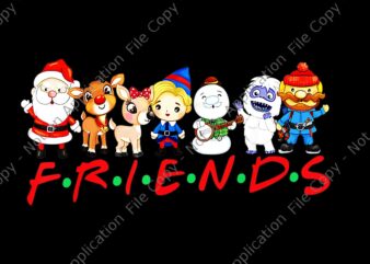 Christmas Friends Santa Rudolph Snowman Family Xmas Png, Christmas Friends Santa Png, Christmas Png, Santa Png