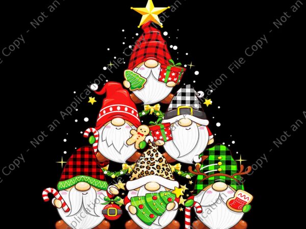 Christmas gnome png, funny family gnome tree xmas png, gnome tree xmas png, gnome xmas png t shirt vector file