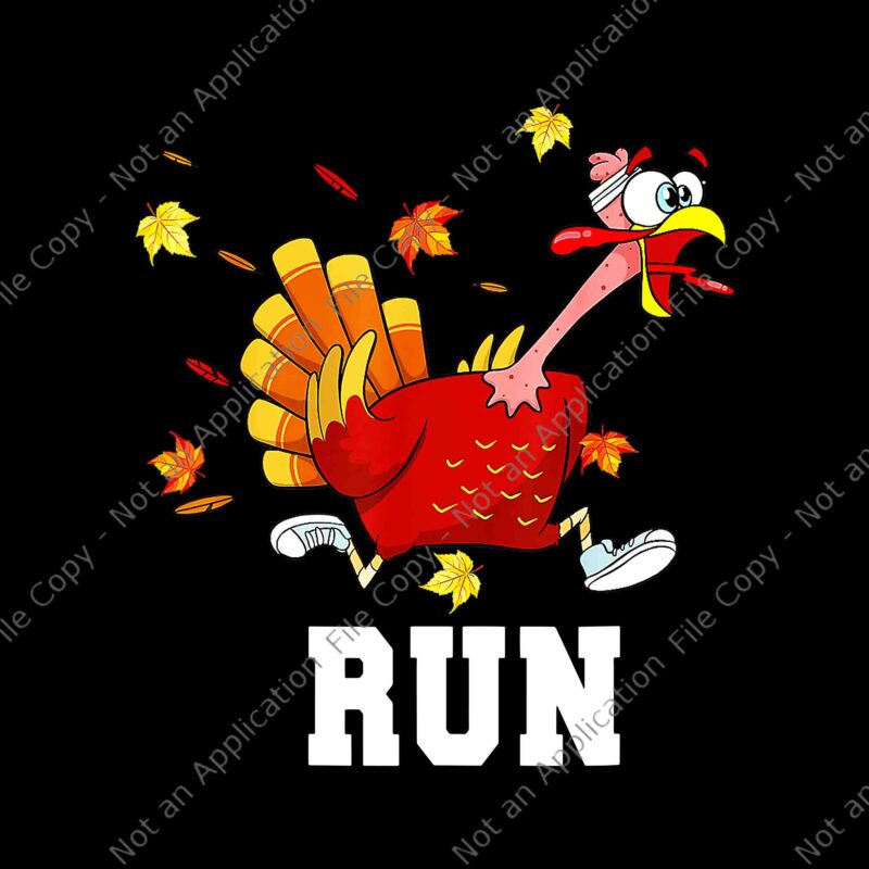 Turkey Run Png, Thanksgiving Running Turkey Trot Png, Thanksgiving Day Png