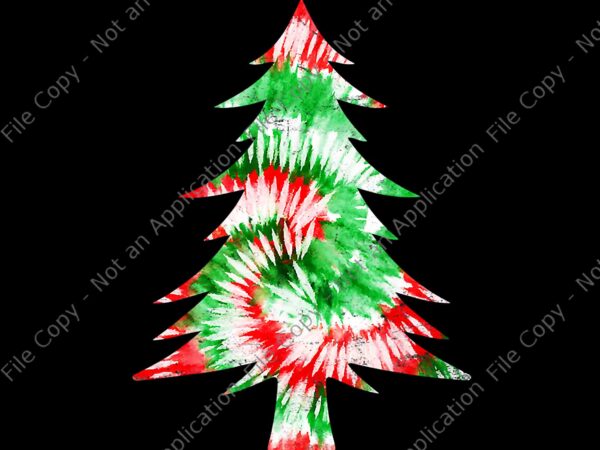 Christmas tree tie dye funny xmas holiday party png, christmas tree tie dye png, tree tie dye xmas png, tree christmas png t shirt vector file