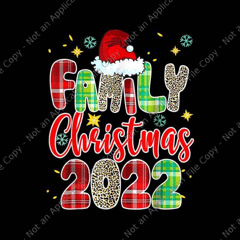 Family Christmas 2022 Png, Squad Santa Elf Fun Png, Christmas 2022 Png