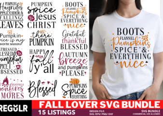 Fall Lover Svg Bundle