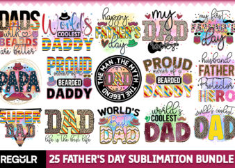 Father’s Day Sublimation Bundle t shirt graphic design