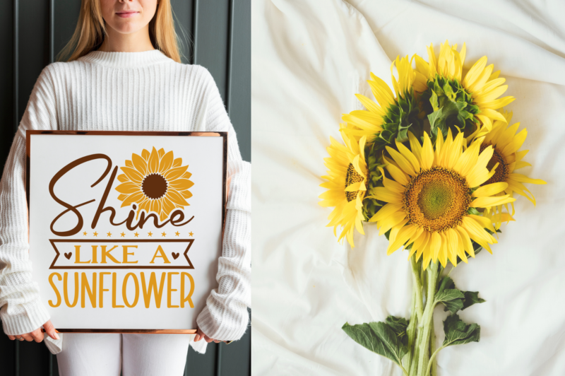 Sunflower Quotes SVG Bundle
