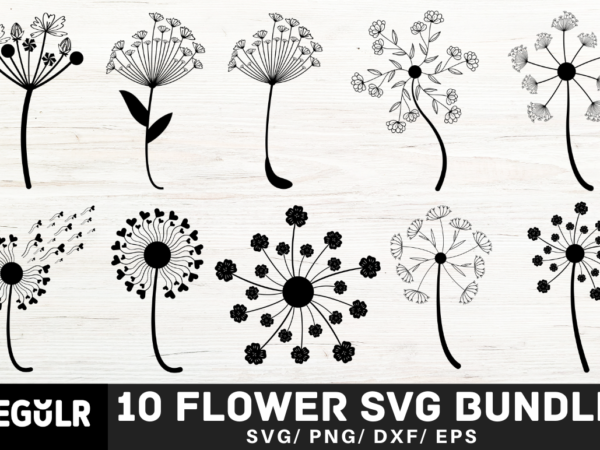 Flower svg bundle t shirt graphic design