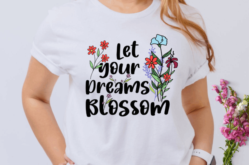 Flower with Inspirational Sublimation Bundle