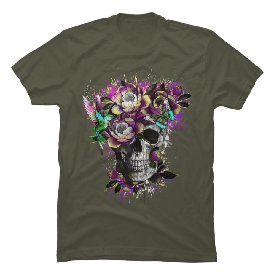 Flowers of SKULL - Buy t-shirt designs