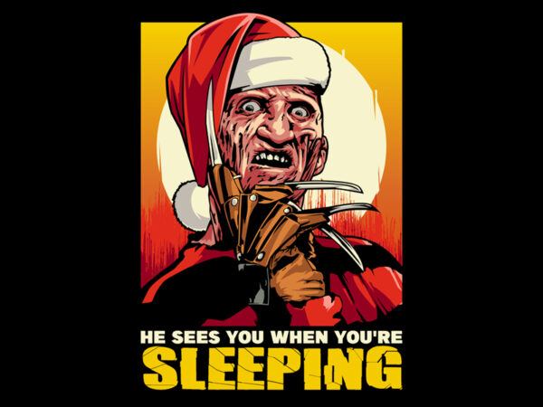 Freddy claus t shirt graphic design