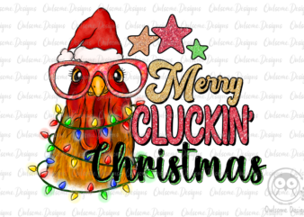 Funny Chicken Christmas Sublimation t shirt graphic design