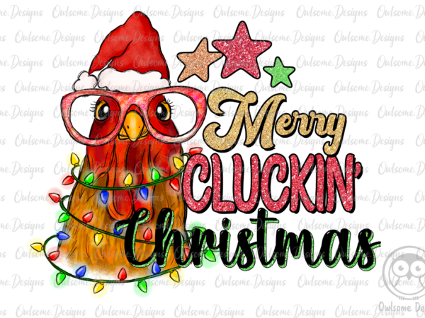 Funny chicken christmas sublimation t shirt graphic design