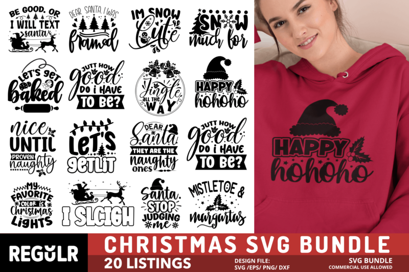 Funny Christmas SVG Bundle