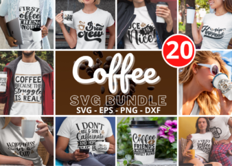 Funny Coffee Svg Bundle t shirt graphic design