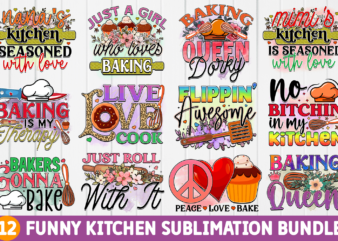 Funny Kitchen Sublimation Bundle