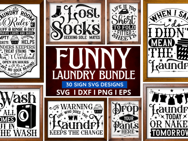 Funny laundry sign svg bundle t shirt graphic design