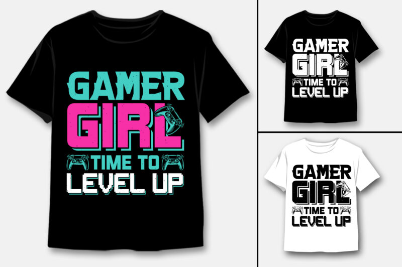 Video Game T-Shirt Design Bundle