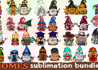 Gnomes Sublimation bundle