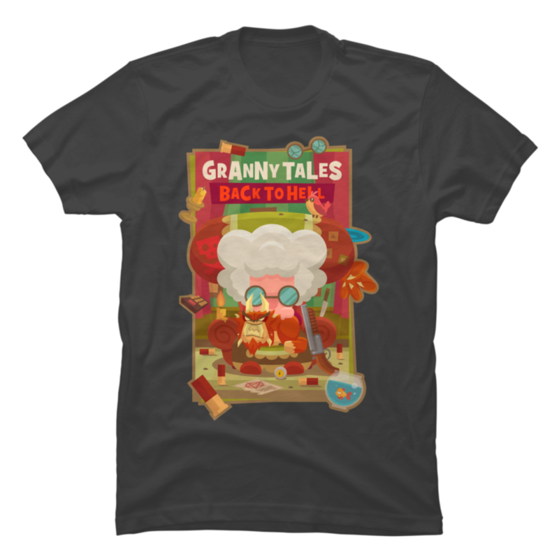 Granny Tales - Back To Hell. Deamon #3 - Buy t-shirt designs
