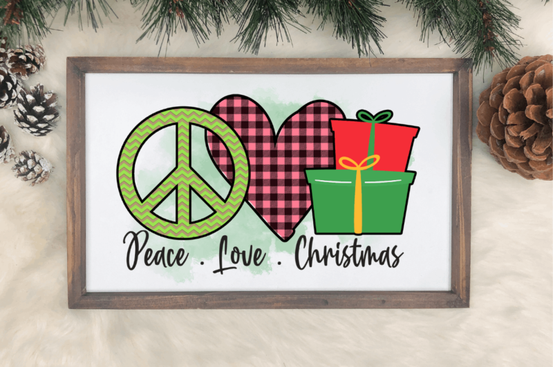 Peace Love Christmas Sublimation Bundle