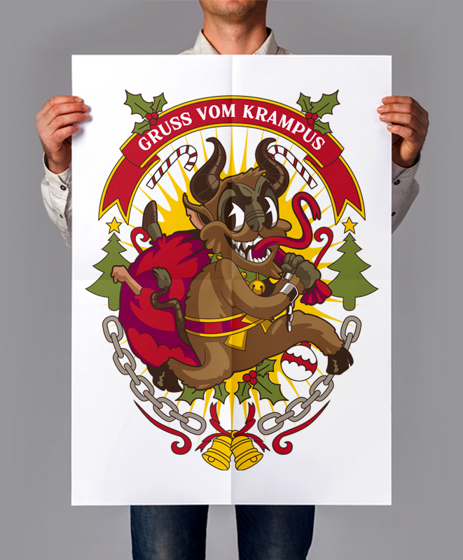 MERRY CHRISTMAS KRAMPUS – designs bundle