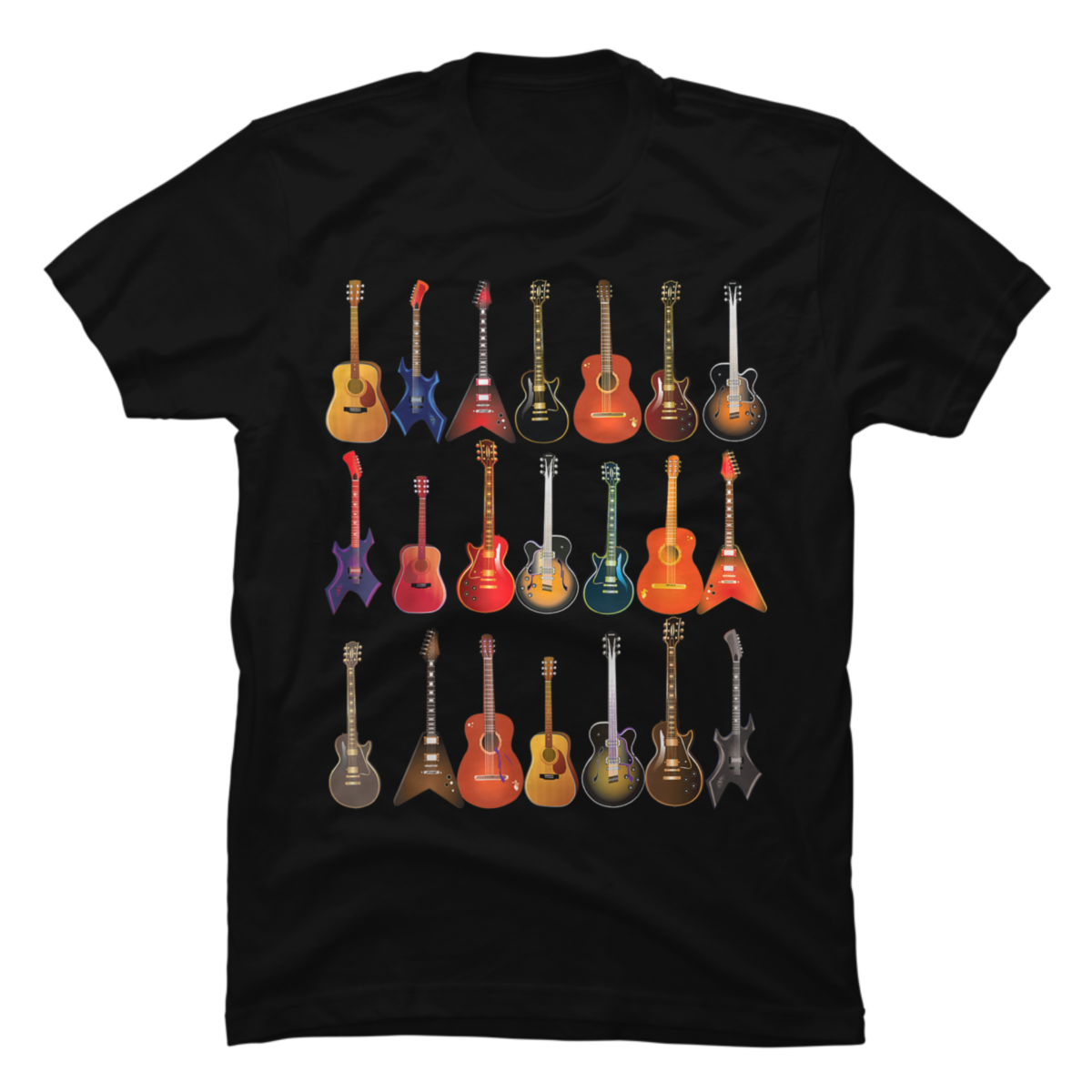 Guitar Musical Instruments - Buy t-shirt designs