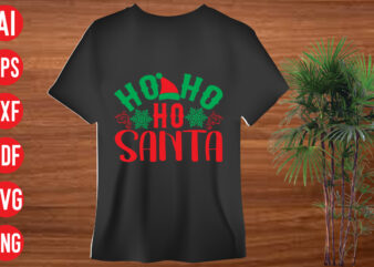 HO HO HO Santa t shirt design, HO HO HO Santa SVG cut file, HO HO HO Santa SVG design,christmas svg mega bundle , 130 christmas design bundle , christmas