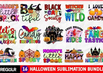 Halloween Sublimation Bundle graphic t shirt