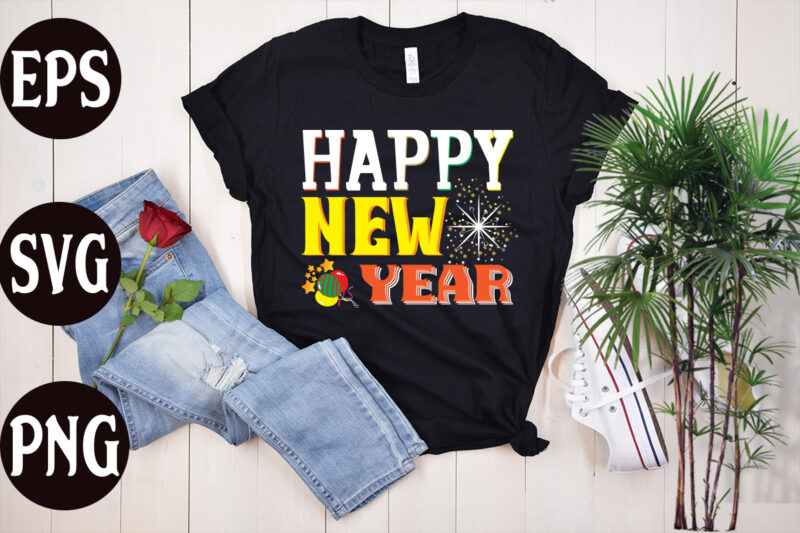 Happy new year T shirt design, Happy new year SVG cut file, Happy new year SVG design, christmas svg mega bundle , 130 christmas design bundle , christmas svg bundle