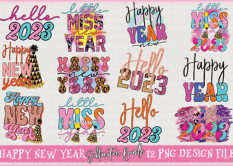 Happy New Year Sublimation Bundle