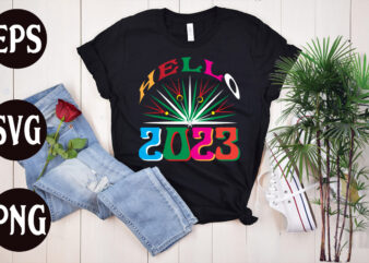 Hello 2023 retro design, Hello 2023 SVG design, New Year’s 2023 Png, New Year Same Hot Mess Png, New Year’s Sublimation Design, Retro New Year Png, Happy New Year 2023