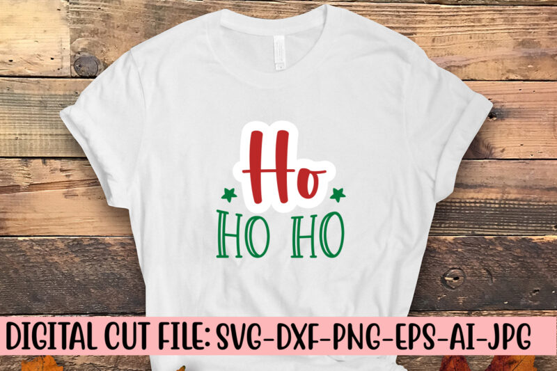Ho Ho Ho SVG Cut File