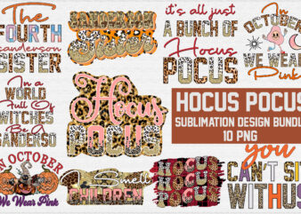 Hocus Pocus Sublimation Bundle