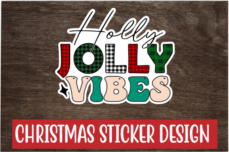 Christmas Sticker Design Bundle