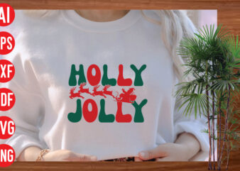 Holly jolly Retro t shirt design, Holly jolly SVG design, Holly jolly SVG cut file, Holly jolly t shirt design,Christmas Png, Retro Christmas Png, Leopard Christmas, Smiley Face Png, Christmas