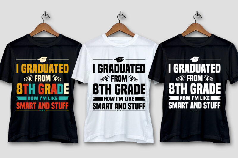 Graduate T-Shirt Design Bundle