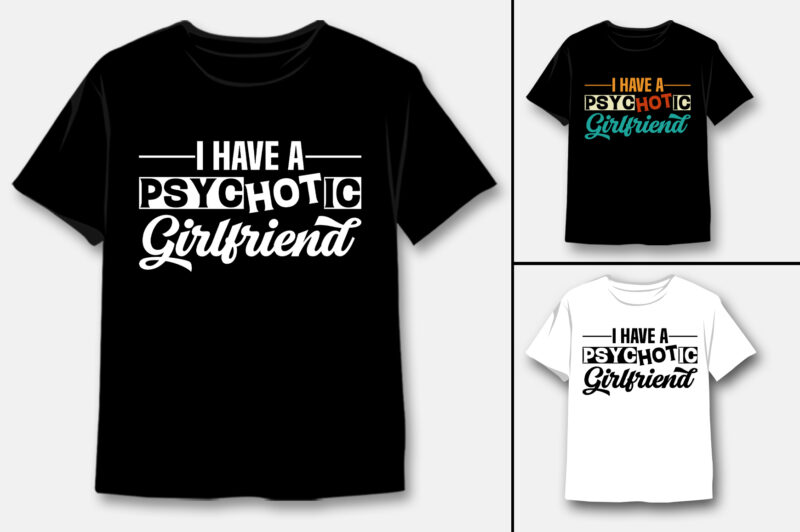 Typography T-Shirt Design Bundle